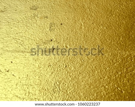 Gold wall texture for background design