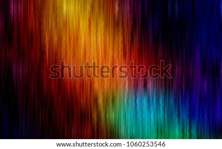 Dark Multicolor vector template with bent ribbons. Creative geometric illustration in marble style with gradient. The best blurred design for your business.