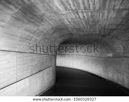 Architecture details wall curve Concrete cement abstract background 