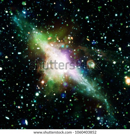 Starry outer space. The elements of this image furnished by NASA.
