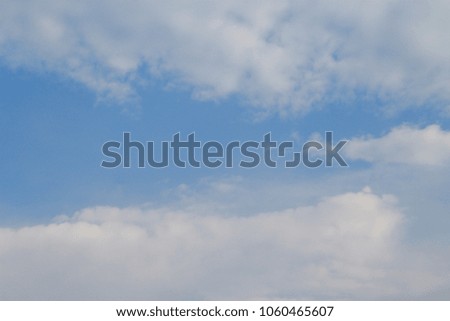 Cloudy and blue sky