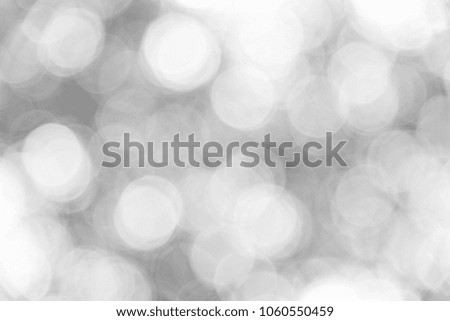 Black and white bokeh background, abstract texture