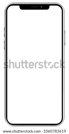 

Smartphone on white background Royalty-Free Stock Photo #1060783619