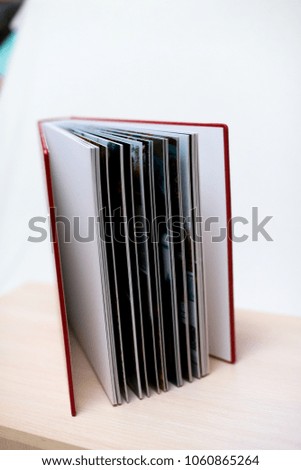 red photobook print