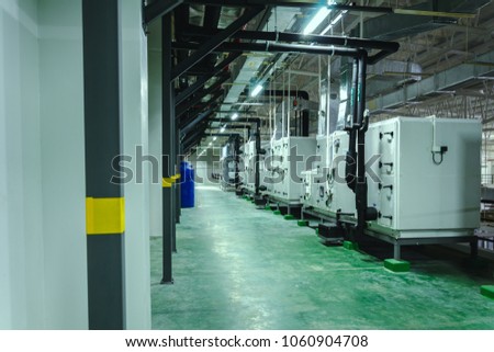 Air Handling Unit , (heating ventilating and air-conditioning system) Royalty-Free Stock Photo #1060904708
