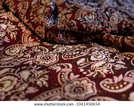 Asian carpet with flowers curves and lines. The combination with delight and strength. I added some texture light and shadow to make it more interesting! Hope you like it.