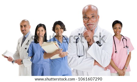Portrait of doctors and nurses
