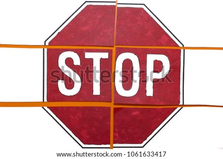 Sign Stop Puzzle Kindergarten Education