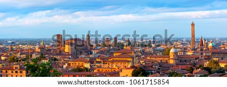 Panoramic view of Bologna - Italy Royalty-Free Stock Photo #1061715854