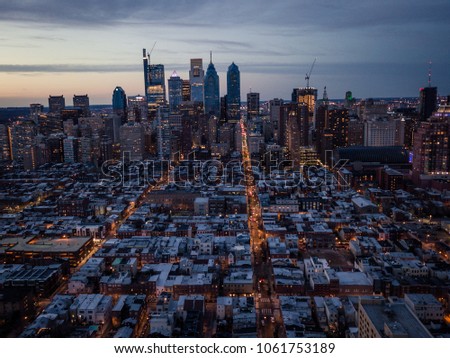 Aerial of Philadelphia 