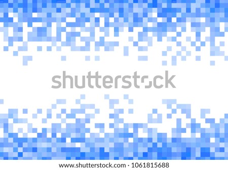 Blue vector pixel background