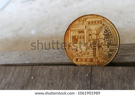 The golden bitcoin 