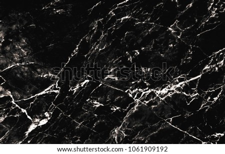 Abstract black natural marble texture background High resolution or design art work,Black stone floor pattern for backdrop or skin luxurious.