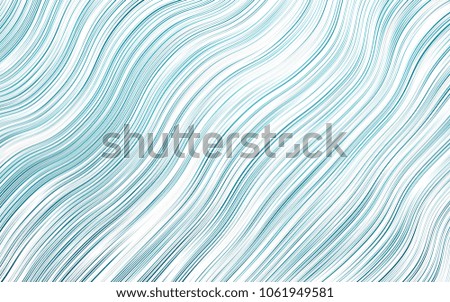 Light BLUE vector pattern with liquid shapes. Colorful abstract illustration with gradient lines. Textured wave pattern for backgrounds.