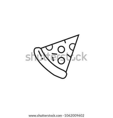 Pizza vector icon