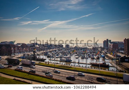 Marina, Kingston Upon Hull Royalty-Free Stock Photo #1062288494