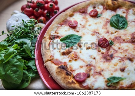 Pizza margarita Italian