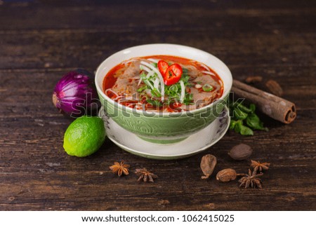 Vietnamese Tender Beef noodle soup
