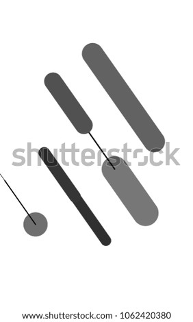 Light Silver, Gray vertical layout with flat lines. Glitter abstract illustration with colored sticks. The pattern can be used for medical ad, booklets, leaflets