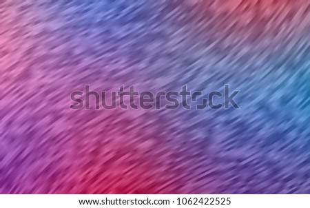 Light Blue, Red vector background with lava shapes. Colorful abstract illustration with gradient lines. A new texture for your  ad, booklets, leaflets.
