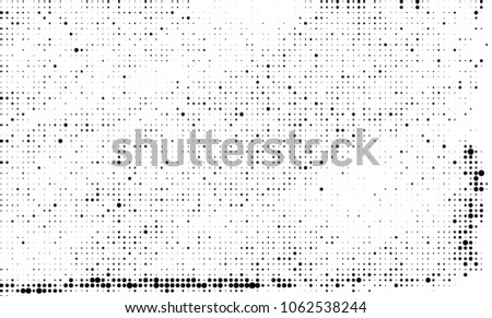 Halftone black and white abstract texture
