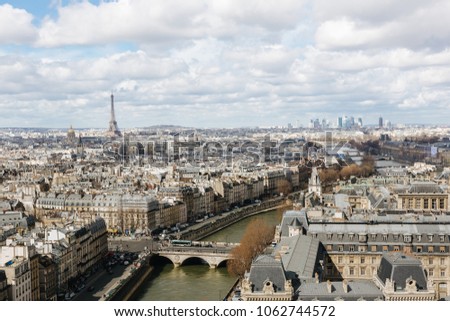 cityscape of Paris, France