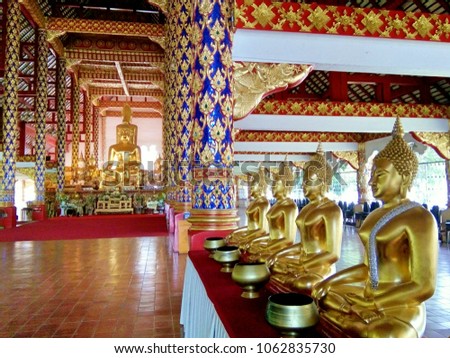 Wat Suandok temple Chiangmai Thailand.