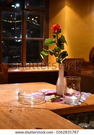 restaurant bar setting