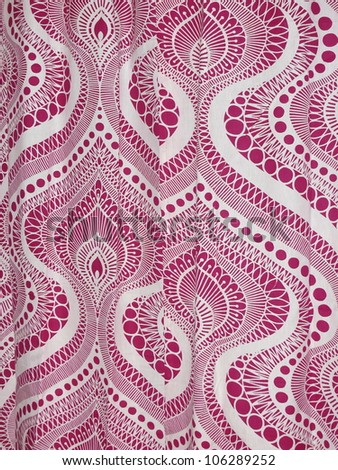 Bold, geometric, islamic, colorful textile in white and pink. For fashion, textile, abstract, oriental, disco, party, summer or abstract design. More of this motif and more backgrounds in my port