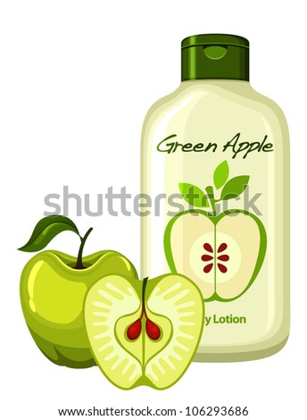 organic cosmetics - Green Apple Body Lotion