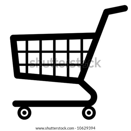 Shopping cart icon (Vector)