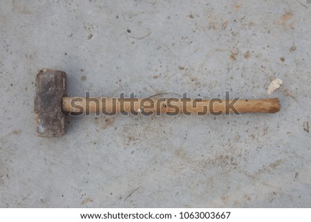 pickaxe for ore extraction on a white background