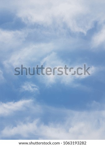 Cloudy blue sky texture