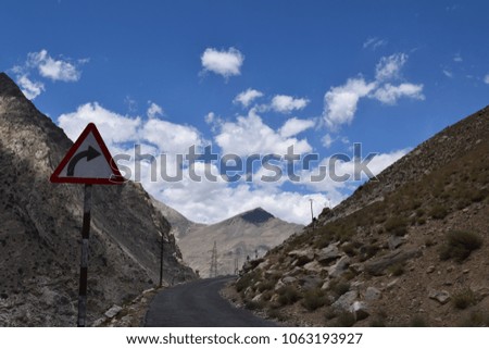 High hills signboard