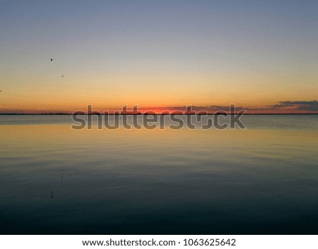 Sunset on the Florida coast