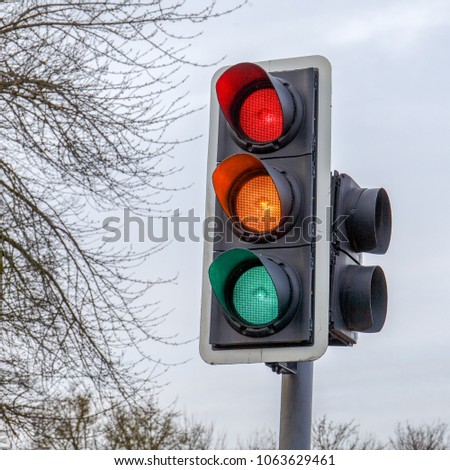 Traffic Lights all on at once