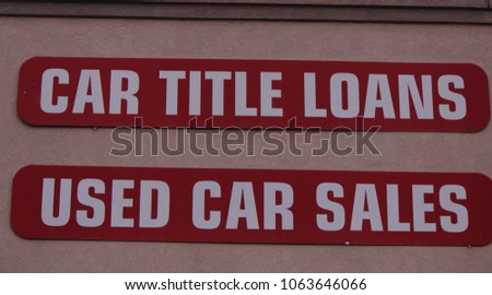 CAR TITLE LOANS
USED CAR SALES
SIGN