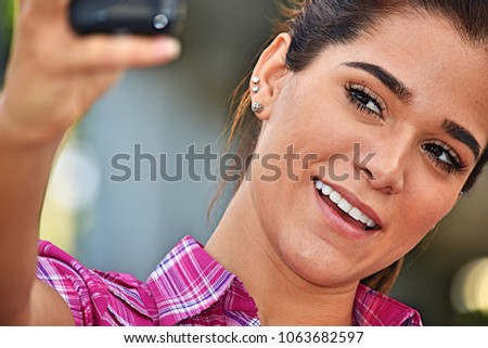 Attractive Female Selfie