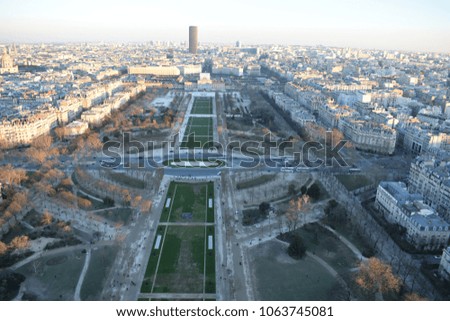 City Top View | Paris Eiffel Tower