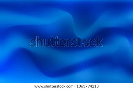 Light BLUE vector pattern with bent ribbons. Geometric illustration in marble style with gradient.  A completely new template for your business design.
