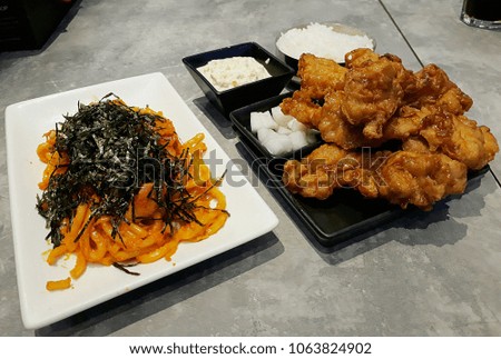 Korean food / Chicken fried
