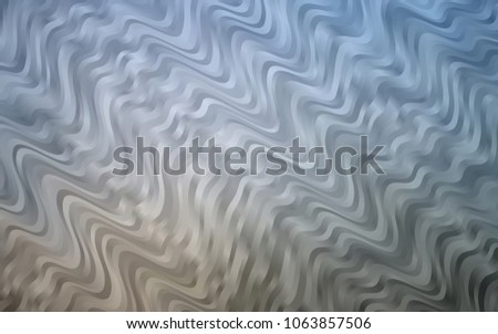 Light BLUE vector template with abstract lines. A completely new color illustration in marble style. Pattern for your business design.