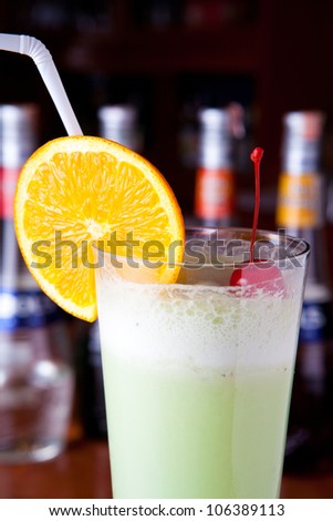 cocktail with orange