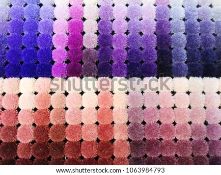 Samples of colored carpet,  background, texture,