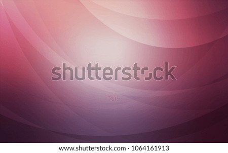 Dark Purple, Pink vector background with bent lines. Shining illustration, which consist of blurred lines, circles. New composition for your brand book.