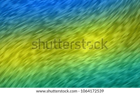 Dark Blue, Yellow vector background with curved circles. Brand-new colored illustration in marble style with gradient. Pattern for your business design.