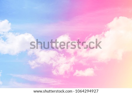 Colorfull sky abstract background
