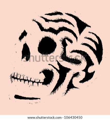 tattoo tribal skull