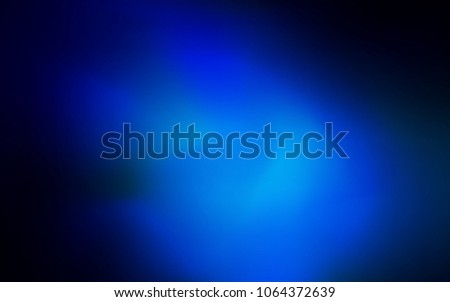 Dark BLUE vector blurred and colored pattern. Creative illustration in halftone style with gradient. The blurred design can be used for your web site.