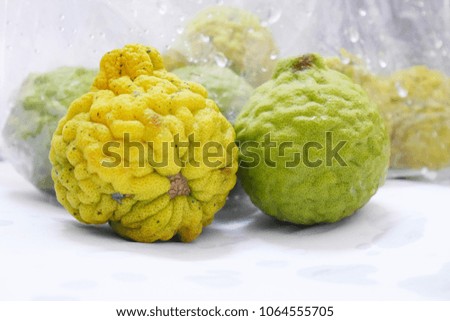 Bergamot Yellow and bergamot green in bag 